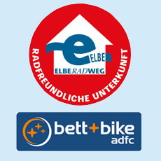 bett + bike; radfreundliche Unterkunft am Elberadweg